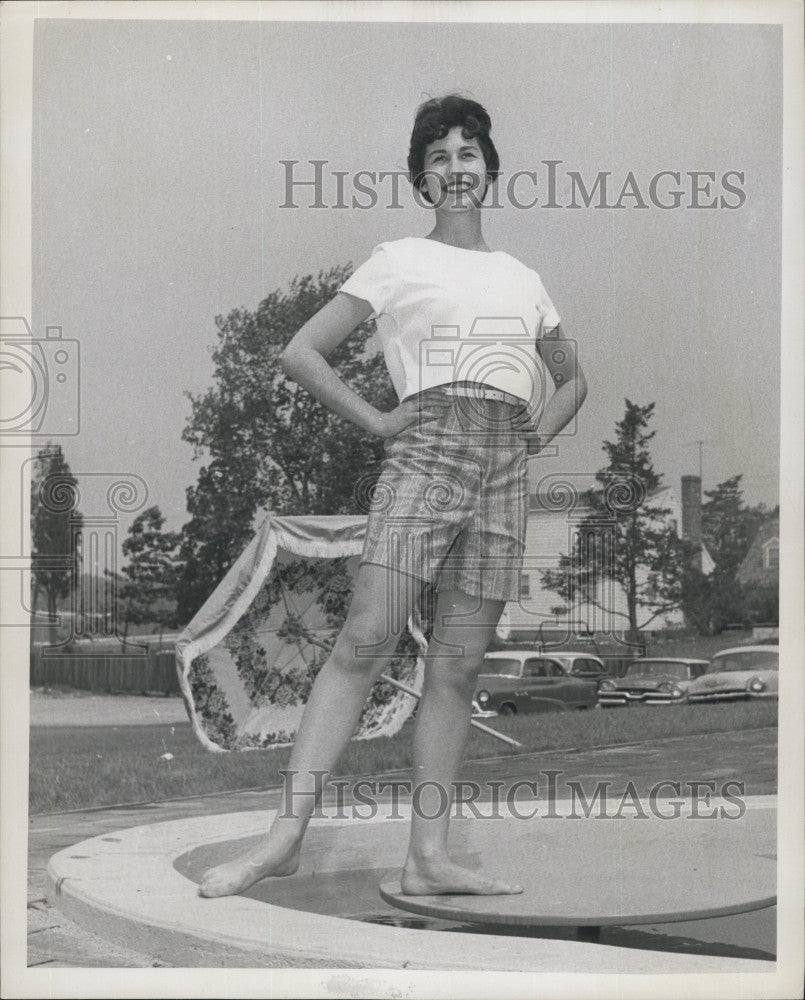 1959 Press Photo Janice Pionatiello-last years &quot;Miss 128&quot; - Historic Images