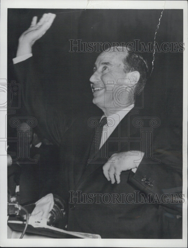 1952 Press Photo Illinois Governor Adlai Stevenson Democrat President Candidate - Historic Images