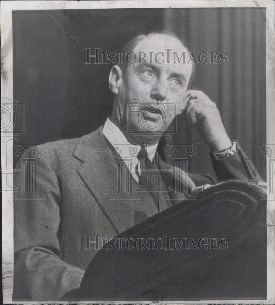 1953 Press Photo Adlai Stevenson, Democratic Pres candidate - Historic Images