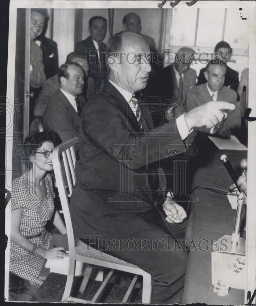 1953 Press Photo Adlai Stevenson, Democratic Pres candidate - Historic Images