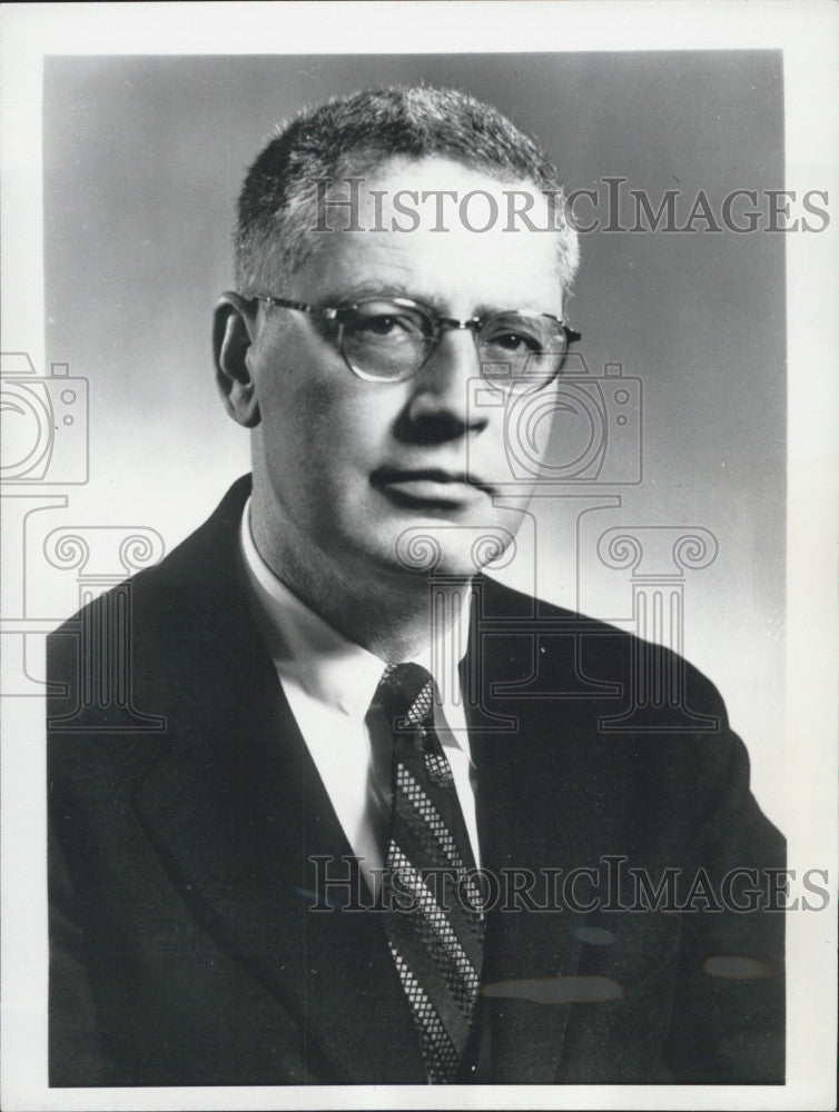 1957 Press Photo Jacob D. Beam, U.S. Ambassador to Poland - Historic Images