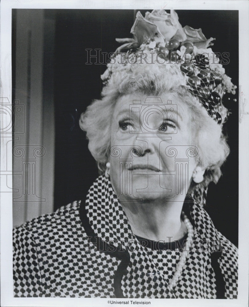 1944 Press Photo Actress Ruth McDevitt stars in &quot;Skyway to Death&quot;. - Historic Images