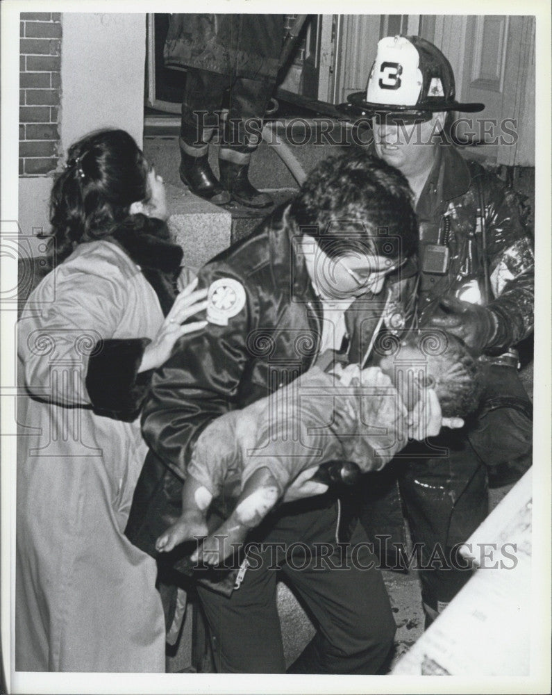 1985 Press Photo Jim McDonald, Edith Costa Rica - Historic Images