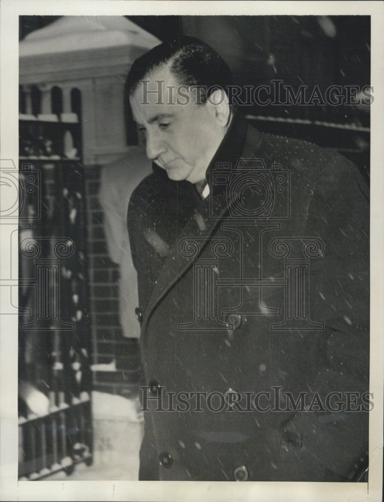 1955 Press Photo Jaques Chambrun,literary agent - Historic Images