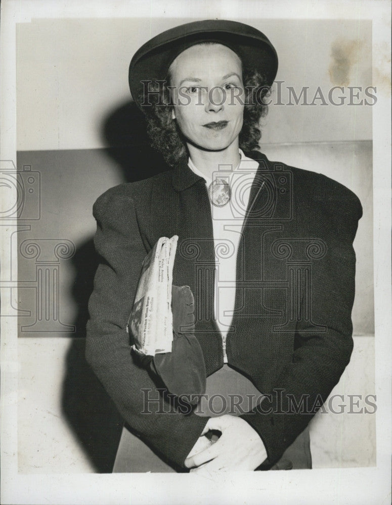 Press Photo Ex-WAC Doris Bauckman in attack case - Historic Images