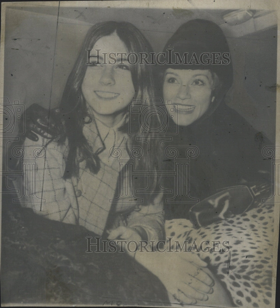 1971 Press Photo Actress Linda Christian &amp; daughter Romina Power - Historic Images