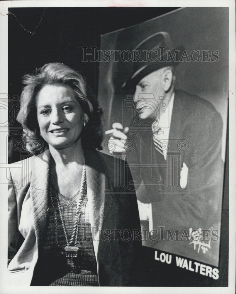 1978 Press Photo Broadcast Journalist Barbara Walters - Historic Images