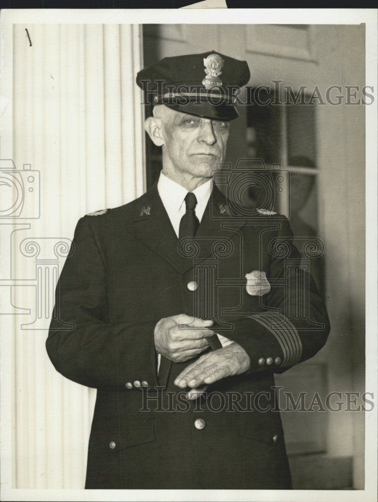 1968 Press Photo Lieut. A.L. Walter , Captain of the White House Police force. - Historic Images