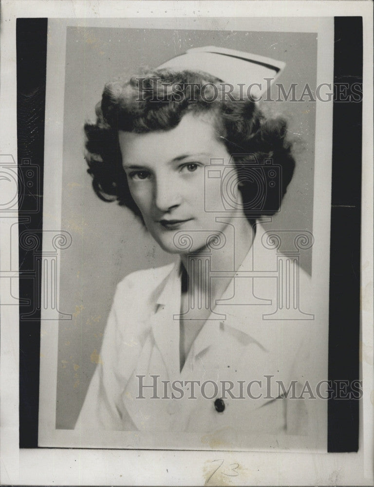 1953 Press Photo Miss C. Patricia Walsh, R. N. - Historic Images