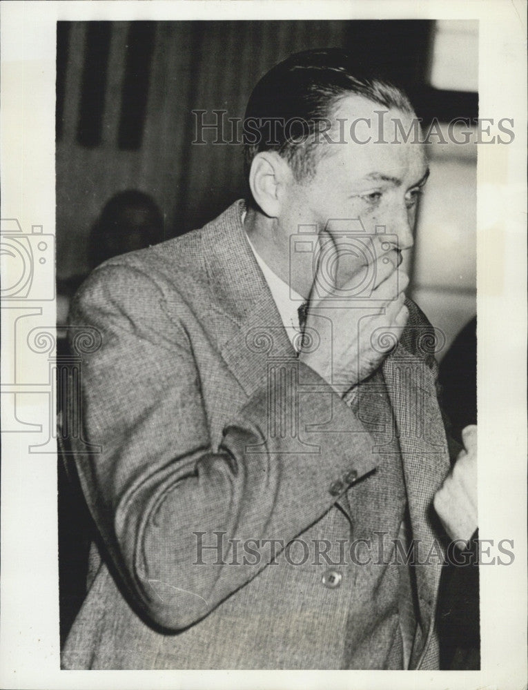 1935 Press Photo C. Lloyd Fisher, trusted lawyer of Bruno Richard Hauptmann - Historic Images
