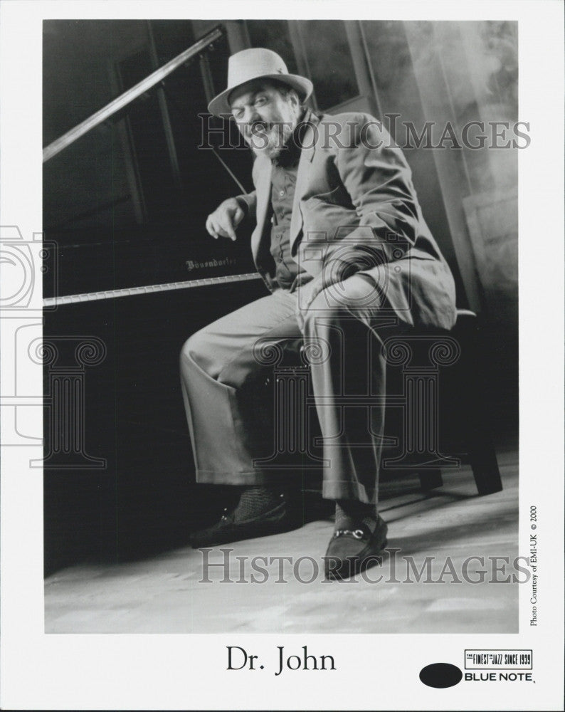 2000 Press Photo Musician, Dr John on Blue Note music - Historic Images