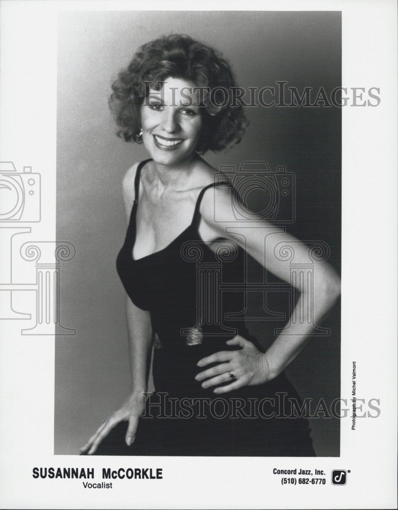 Press Photo vocalist Susannah McCorkle - Historic Images