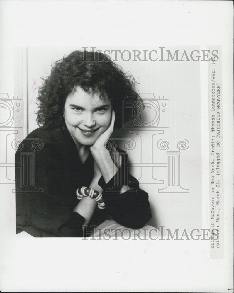 1999 Press Photo Actress. Elizabeth McGovern in "Ragtime" - Historic Images