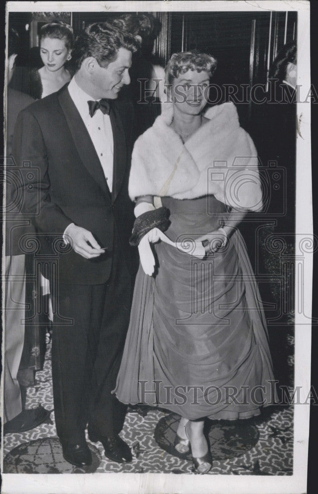 1956 Press Photo Eddie Fisher, Debbie Reynolds - Historic Images