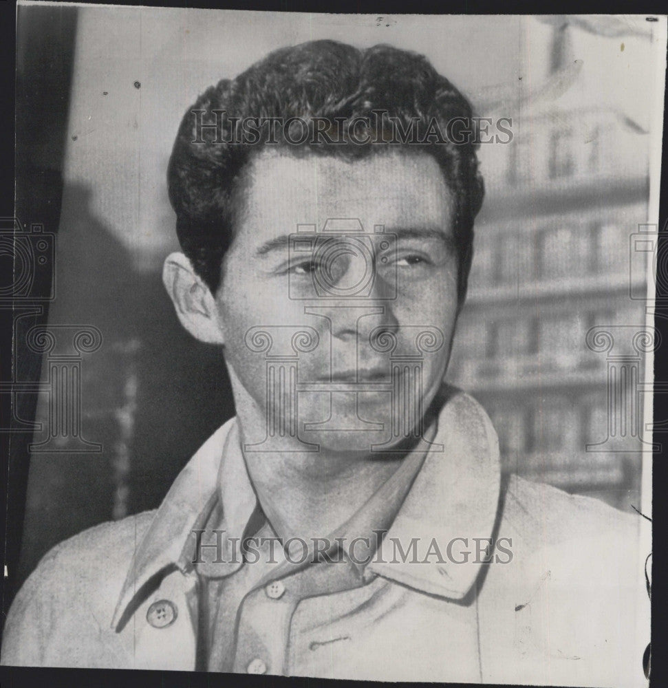 1961 Press Photo Entertainer Eddie Fisher - Historic Images