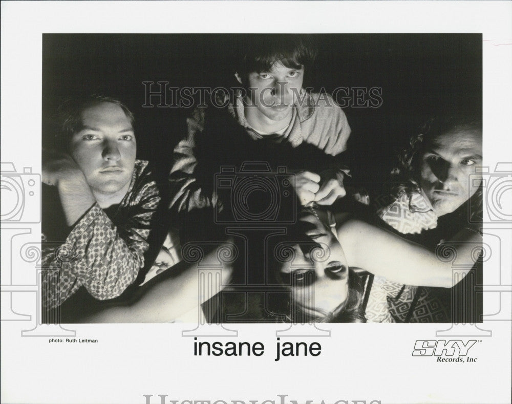 Press Photo Sky Records Band &quot;Insane Jane&quot; - Historic Images