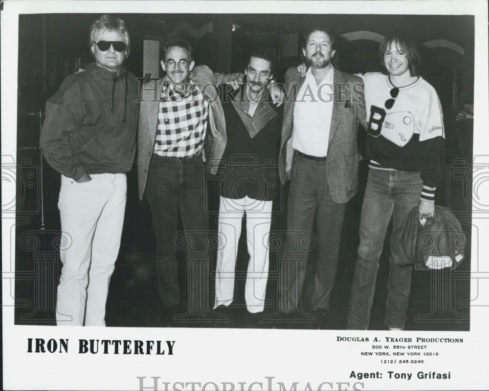 Press Photo Progressive Rock Band &quot;Iron Butterfly&quot; - Historic Images