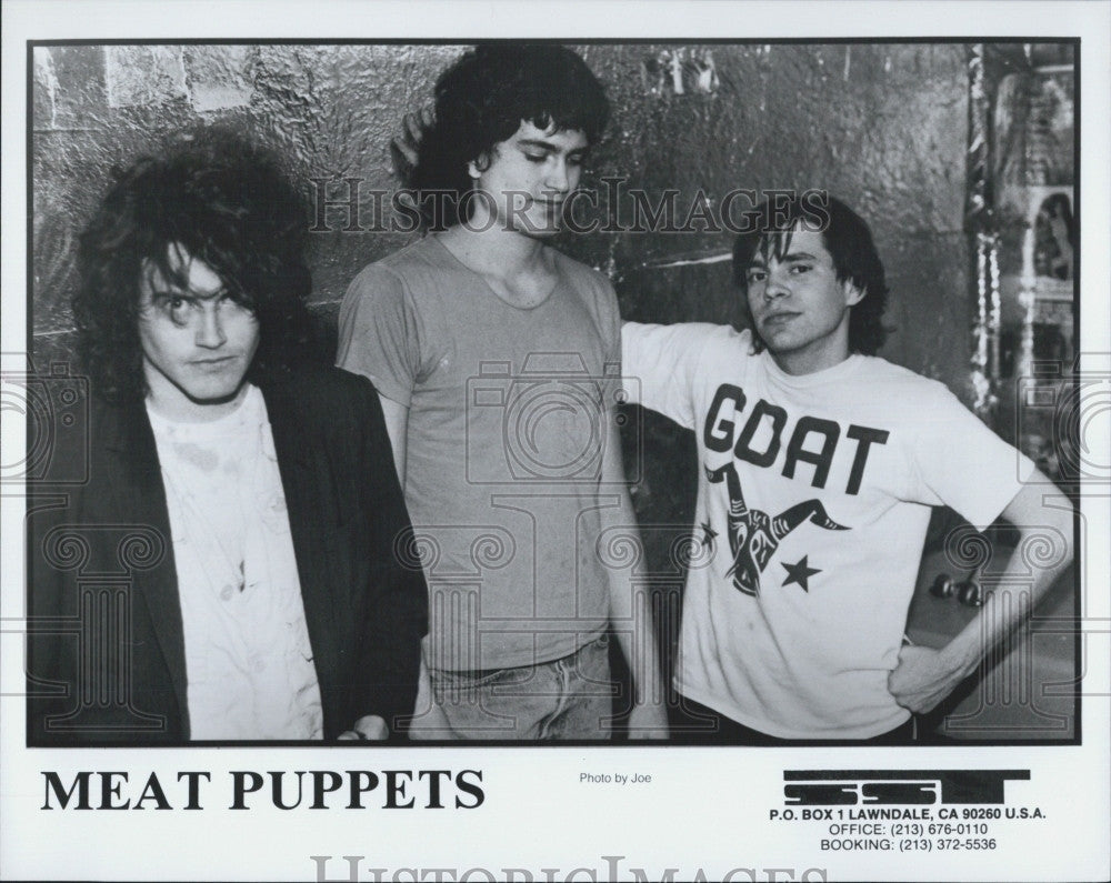 1986 Press Photo Alternative Rock Band &quot;Meat Puppets&quot; - Historic Images