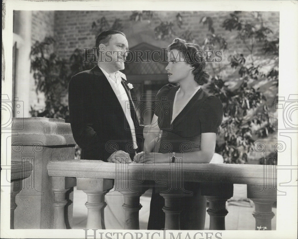 1941 Press Photo Actor Linden Travers in &quot;The Terror&quot; Film - Historic Images