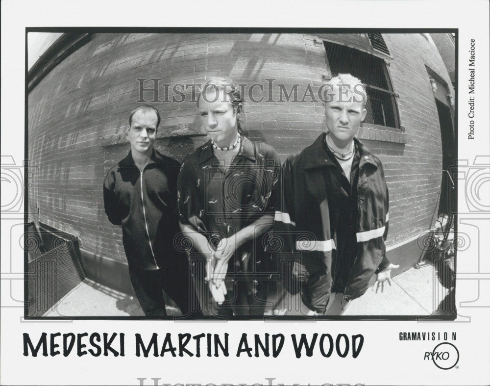 1997 Press Photo Jazz Trio &quot;Medeski Martin &amp; Wood&quot; - Historic Images