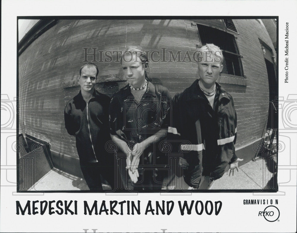 1997 Press Photo Jazz Trio &quot;Medeski Martin &amp; Wood&quot; - Historic Images