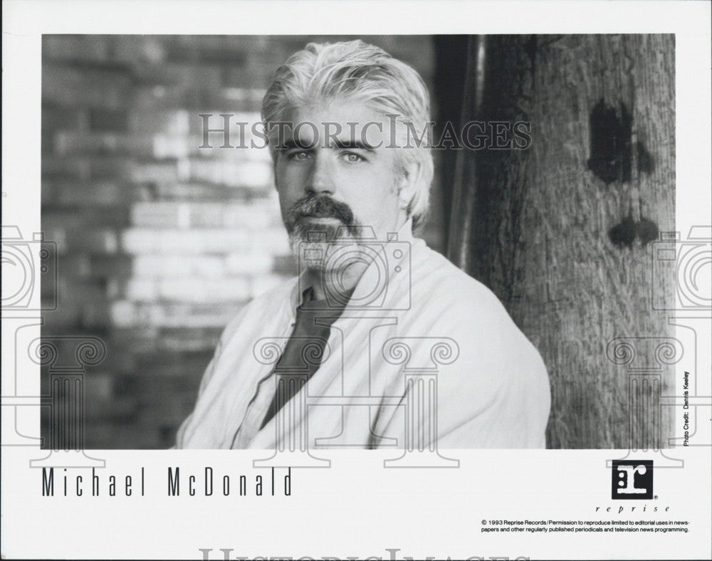 1993 Press Photo Michael McDonald, Singer - Historic Images