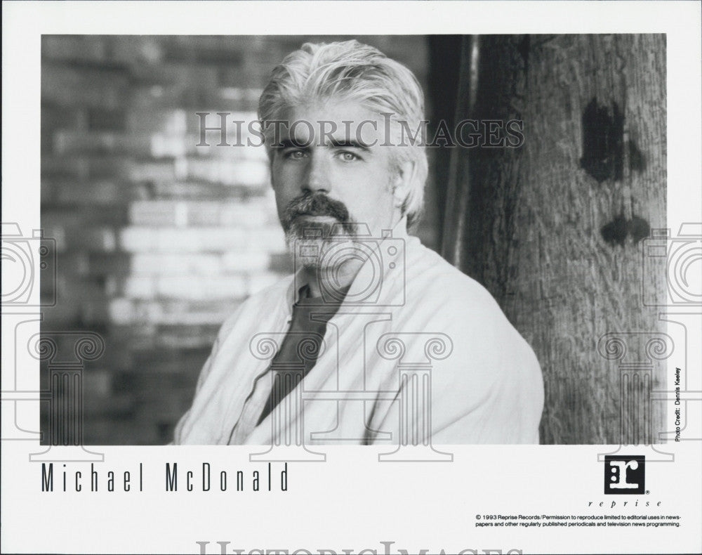 Press Photo Michael McDonald  Grammy Award winning American singer &amp; songwriter - Historic Images