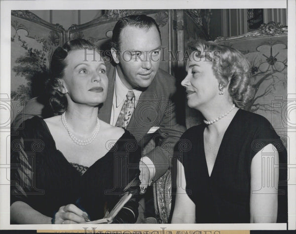 Jane Picken with Ed Herlihy and Mrs. Ruloff at Fashion Show. 1953 ...