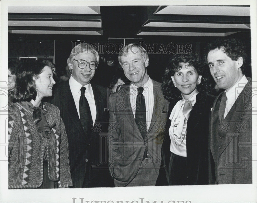 Press Photo Deputy Mayor Kathy Kane, Alan Friedberg, Puis Kane, Niki Friedberg - Historic Images