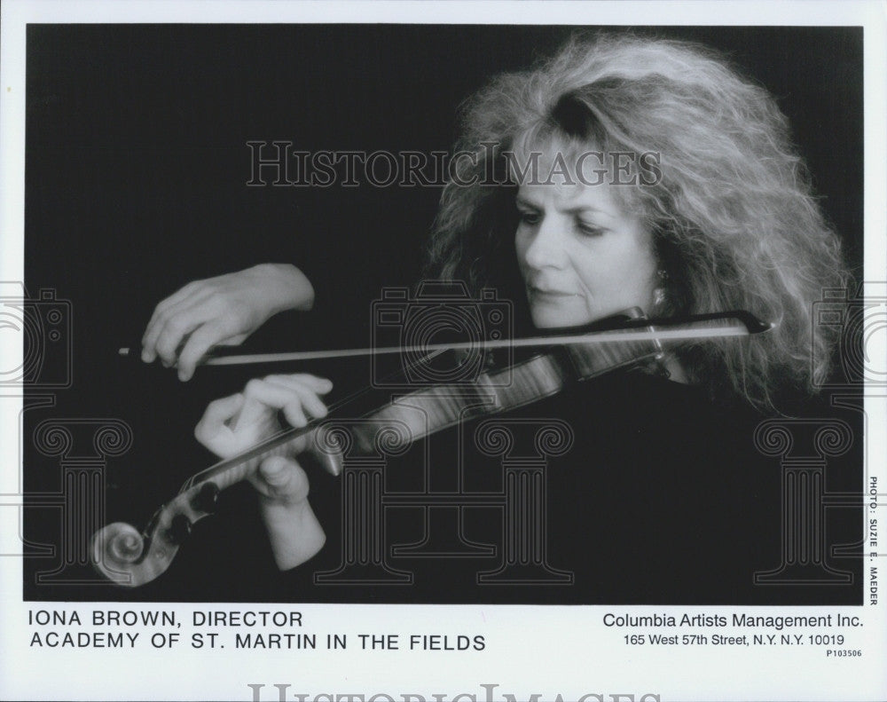 1997 Press Photo Iona Brown Director Academy of St Martin in the Fields - Historic Images