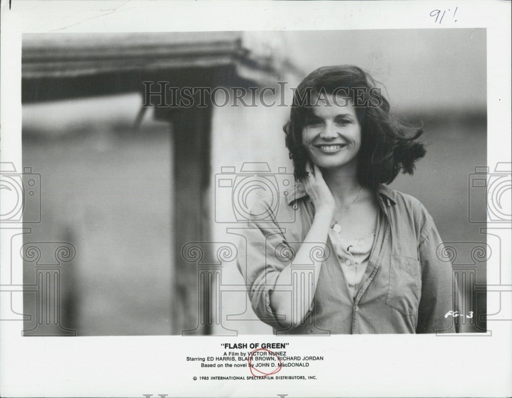 1985 Press Photo Blair Brown in &quot;Flash of Green&quot; - Historic Images