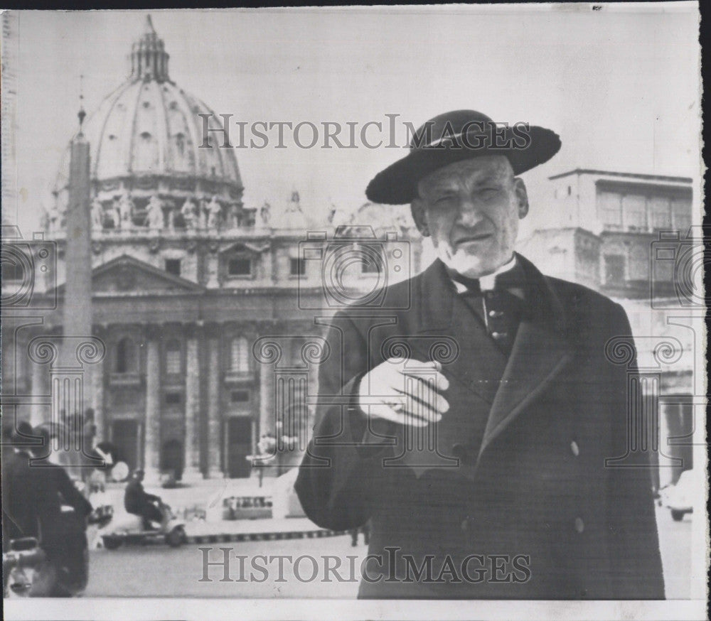 1962 Press Photo Cardinal Cushing in Rome - Historic Images