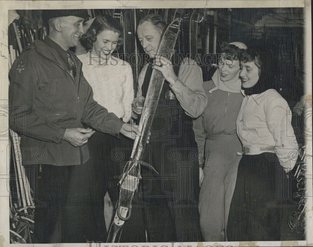 1950 Press Photo Sven Cederstrom, N. Shumway, N. Mahoney, N. Kitchenman - Historic Images