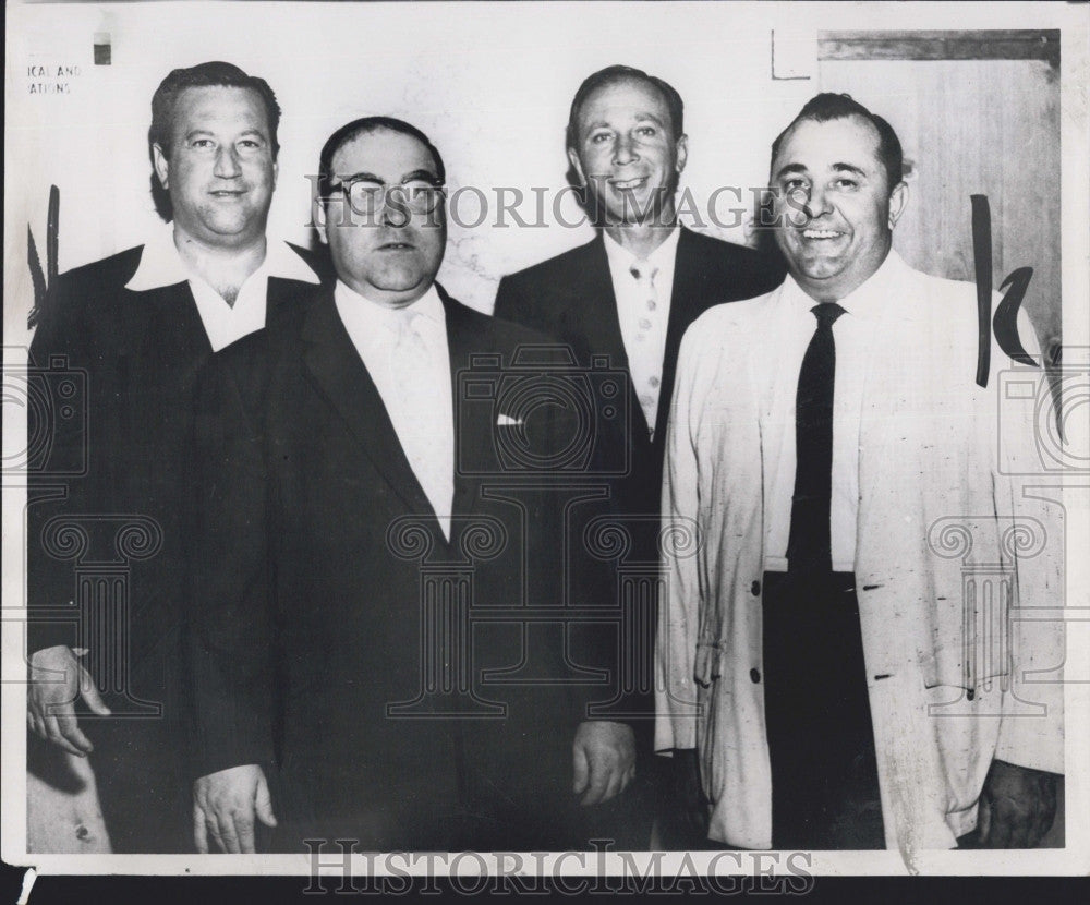 1959 Press Photo S. Johnson Snyder, V. Amelio, M. Gruran, A. Berg - Historic Images