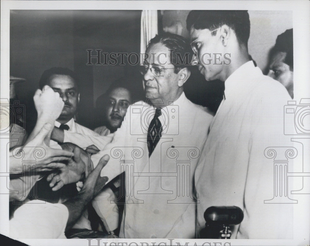 1949 Press Photo Panama President Daniel Chanis Retracts Resignation - Historic Images