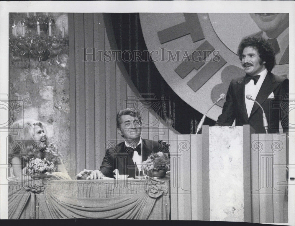 1977 Press Photo Gabe Kaplan Roasts Dean Martin - Historic Images