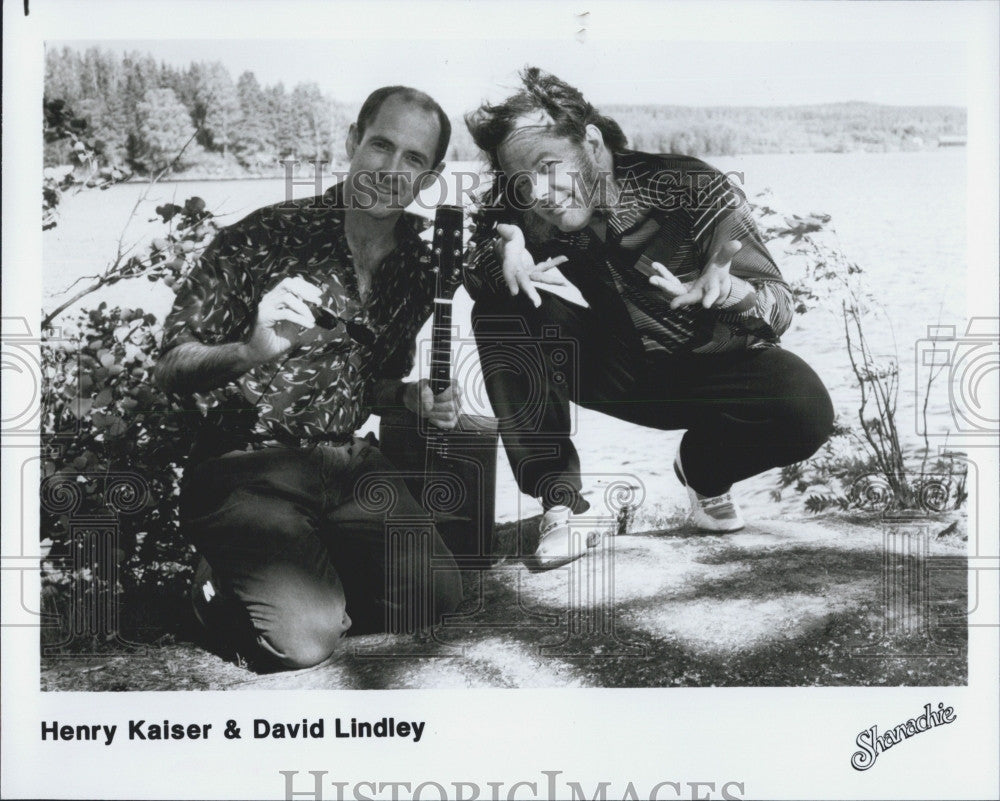 Press Photo Musicians. Henry Kaiser &amp; David Lindley - Historic Images