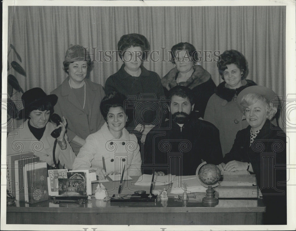 1970 Press Photo Mrs G Gangas,Mrs P Kacoyanis,Very Rev C kallos,Mrs H Krone - Historic Images