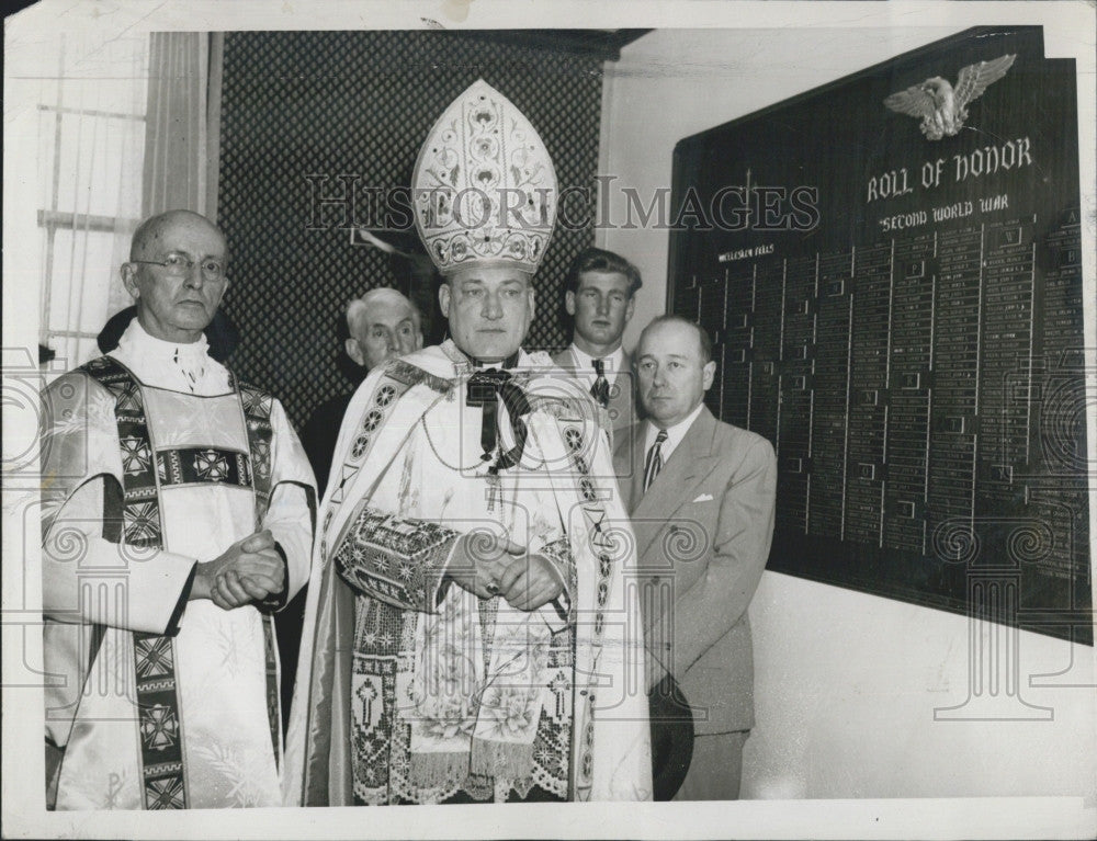 1949 Press Photo Archbishop Richard J. Cushing, Boston Mass - Historic Images