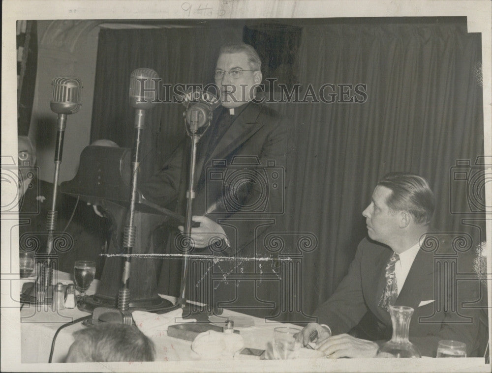 1944 Press Photo  Archbishop Richard J. Cushing, Boston Mass - Historic Images