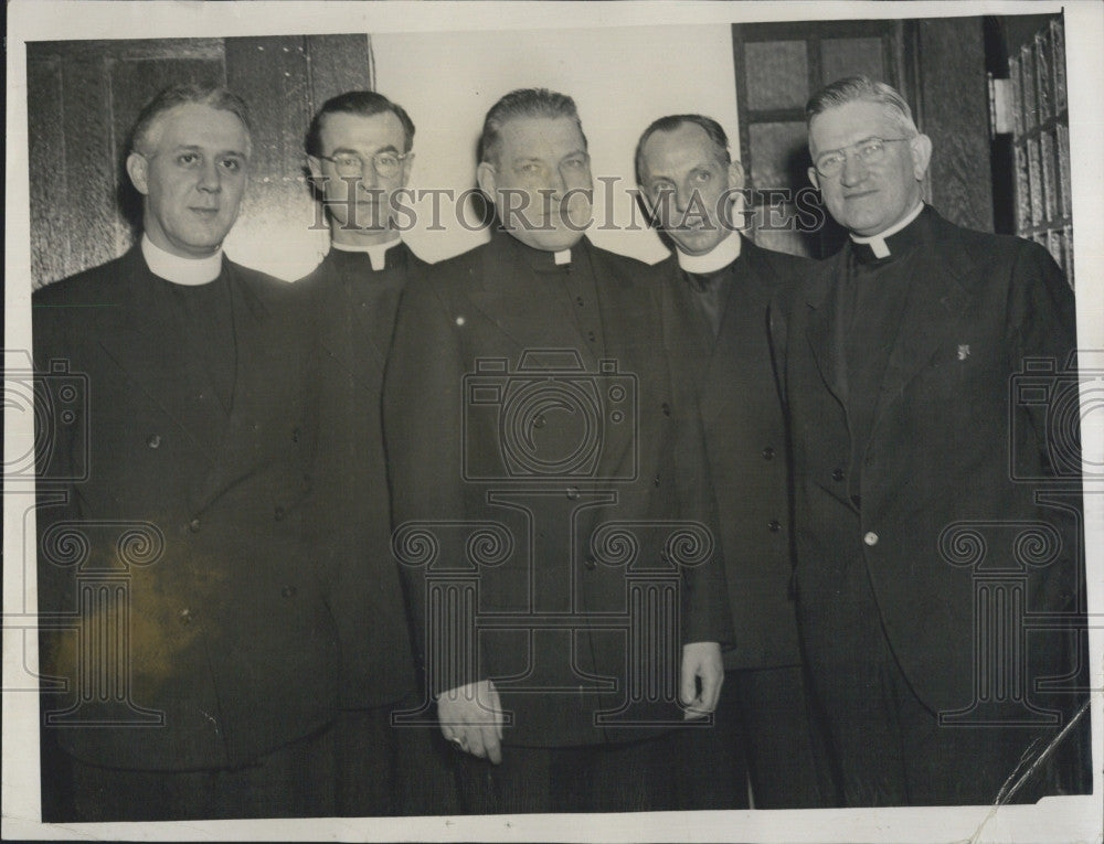 1946 Press Photo National Catholic Educational Association Boston College - Historic Images