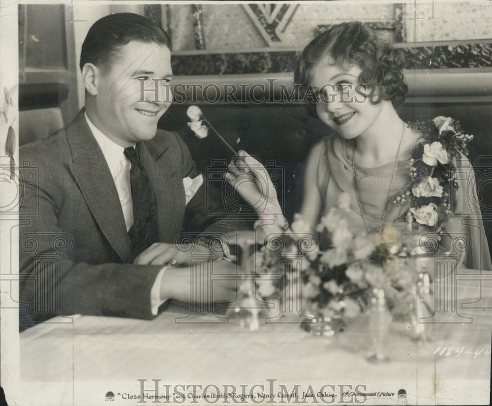 1931 Press Photo Nancy Carroll & Jackie Oakie "Close Harmony" - Historic Images