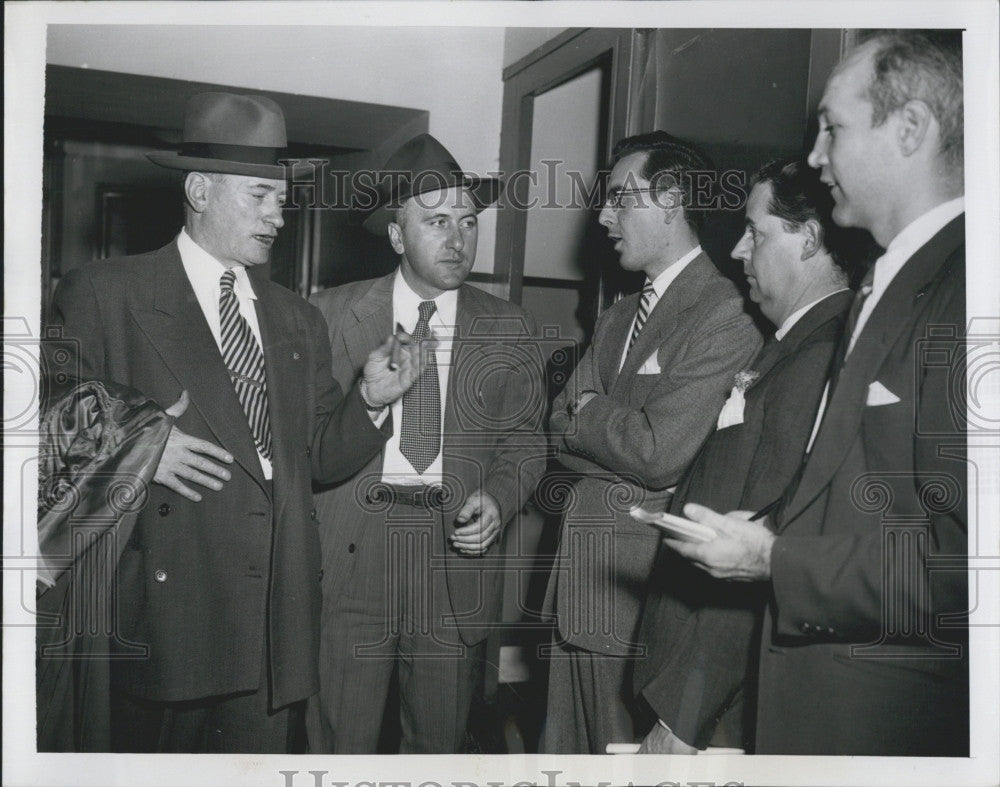 1951 Press Photo New York Strike Leader John J. Sampson, John Dwyer - Historic Images