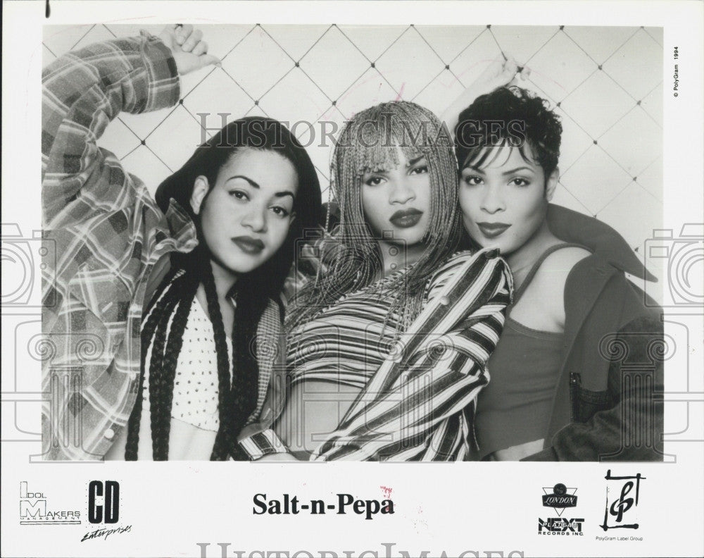 1994 Press Photo Musicians Performers Salt-n-Pepa - Historic Images