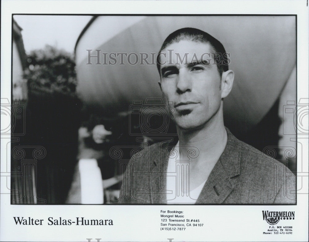 Press Photo Musician Walter Salas-Humara posing for photo - Historic Images