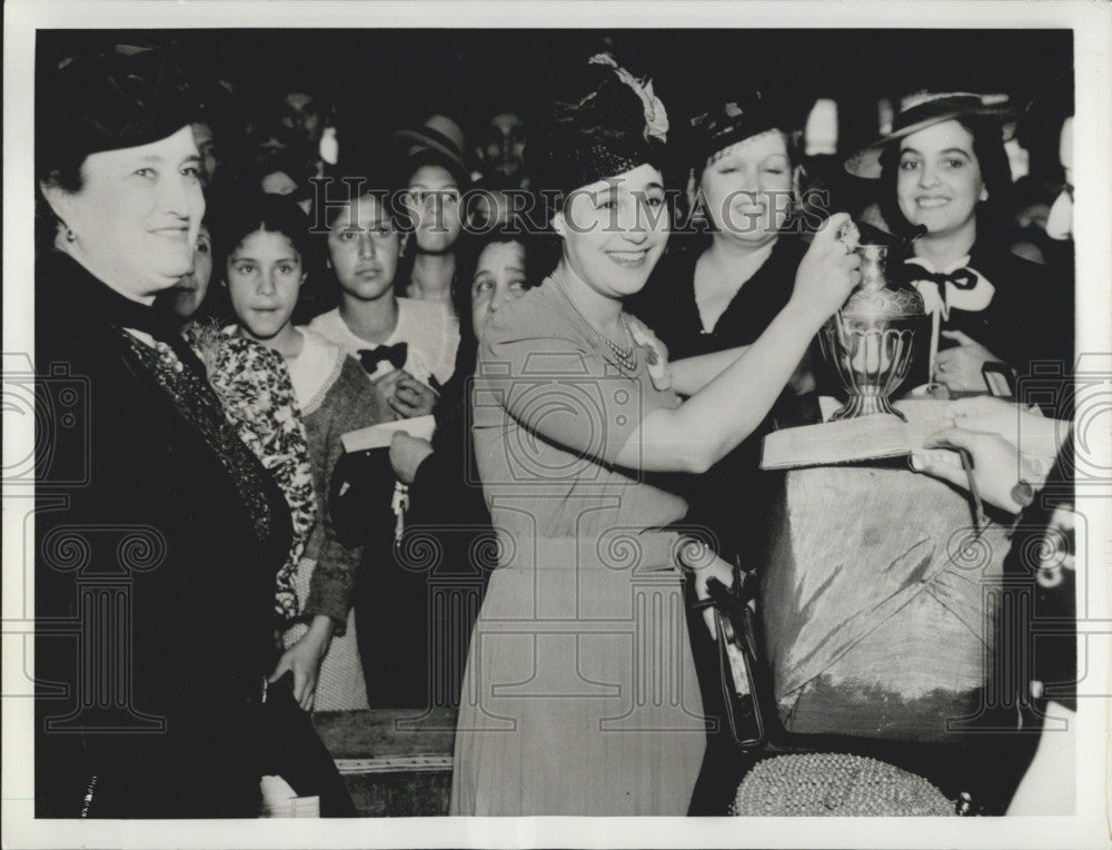 1938 Press Photo Amalia Solorzano, Wife of Mexican President - Historic Images