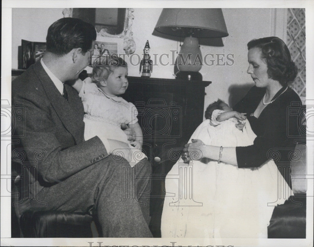 1950 Press Photo Former King Michael and Princess Anne - Historic Images