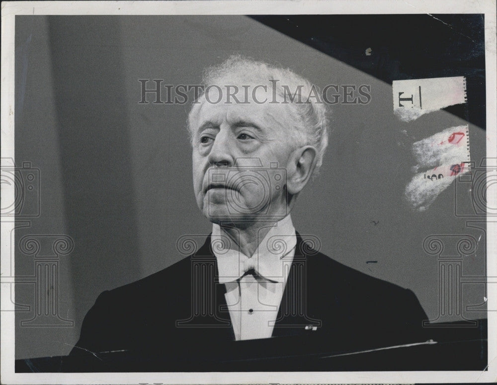 1968 Press Photo  Musician, Arthur Rubinstein &quot;S Hurok Presents Part II&quot; - Historic Images