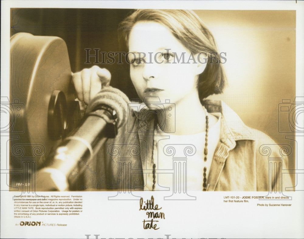 1991 Press Photo Jodie Foster in &quot;Little Man Tate&quot; - Historic Images