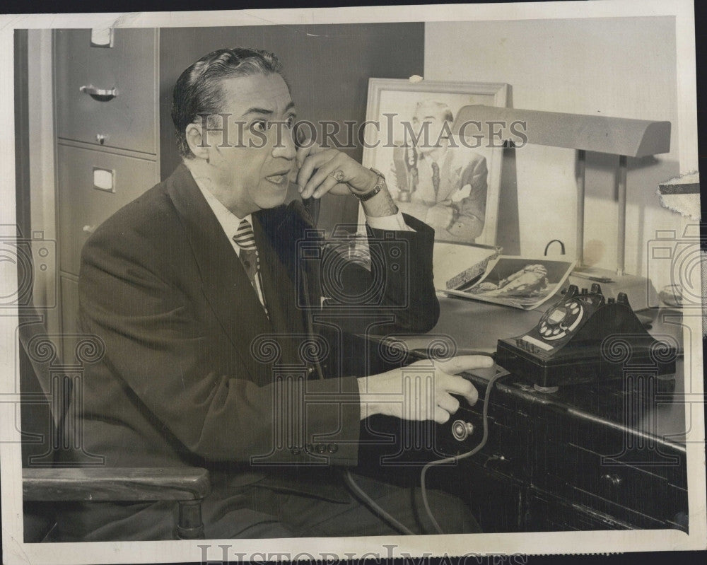 1940 Press Photo Benny Rubin of The &quot;Benny Rubin Show&quot; - Historic Images